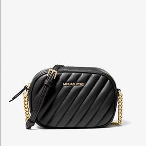 Michael kors vegan leather quilted small crossbody bag